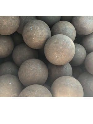 Sfera d'acciaio abrasiva da 60 mm 50 mm da 5 pollici per materiale da miniera di rame