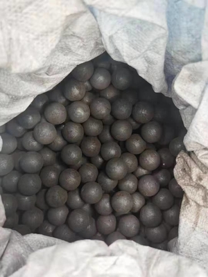 4 pollici 5 pollici sfere di macinazione forgiate 60HRC sfere in metallo solido per mulino a palle
