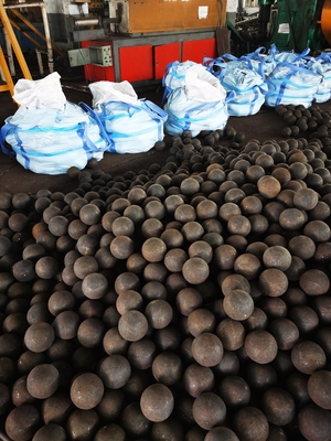 60 - 65HRC Sag Ball Mill Balls Forgiato a sfere in acciaio Media macinazione per mulino a palle