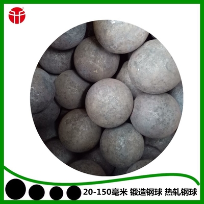 80 mm 100 mm 125 mm sfere di triturazione forgiate per mulini a sfere miniera d'oro / miniera di rame