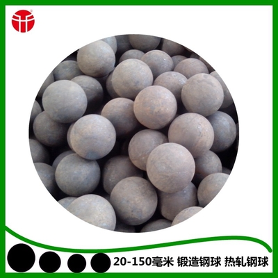 80 mm 100 mm 125 mm sfere di triturazione forgiate per mulini a sfere miniera d'oro / miniera di rame
